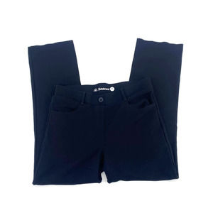 BetaBrand 7 pocket black straight leg pants size medium s-petite office